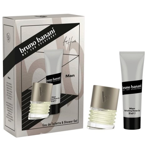 Bruno Banani Man zestaw woda toaletowa spray 30ml + żel pod prysznic 50ml Bruno Banani Man zestaw woda toaletowa spray 30ml + żel pod prysznic 50ml