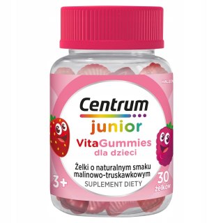 Centrum Junior VitaGummies dla dzieci żelki o smaku malinowo-truskawkowym 30szt