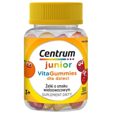 Centrum Junior VitaGummies dla dzieci żelki o smaku wieloowocowym 30szt Centrum Junior VitaGummies dla dzieci żelki o smaku wieloowocowym 30szt