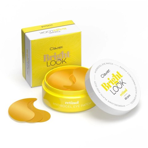 Clavier Bright Look hydrożelowe płatki pod oczy Retinol 60szt. Clavier Bright Look hydrożelowe płatki pod oczy Retinol 60szt.