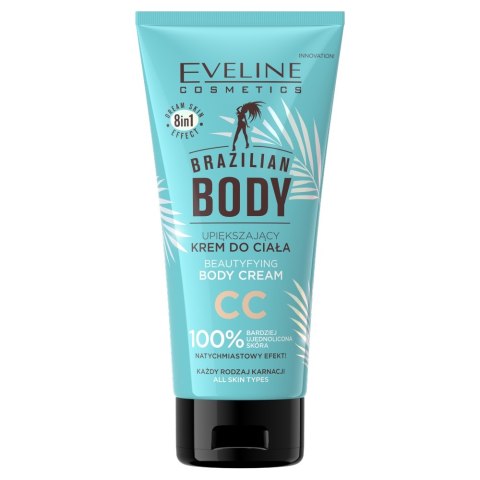 Eveline Cosmetics Brazilian Body upiększający krem do ciała CC 140ml Eveline Cosmetics Brazilian Body upiększający krem do ciała CC 140ml