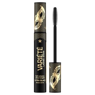 Eveline Cosmetics Variete pogrubiająco-wydłużający tusz do rzęs Extra Black 10ml
