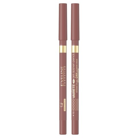 Eveline Cosmetics Variete wodoodporna żelowa konturówka do ust 10 Eveline Cosmetics Variete wodoodporna żelowa konturówka do ust 10