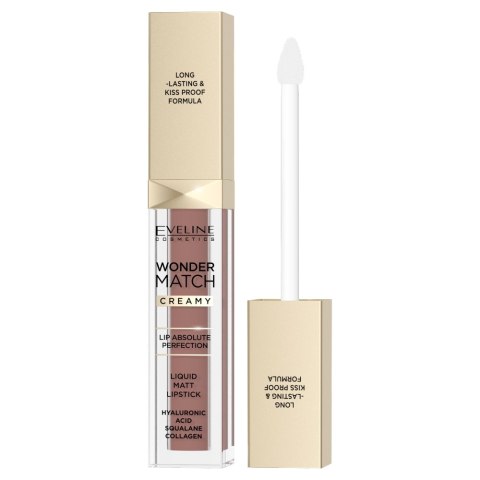 Eveline Cosmetics Wonder Match matowa pomadka w płynie 09A Milky Nude 6.8ml Eveline Cosmetics Wonder Match matowa pomadka w płynie 09A Milky Nude 6.8ml
