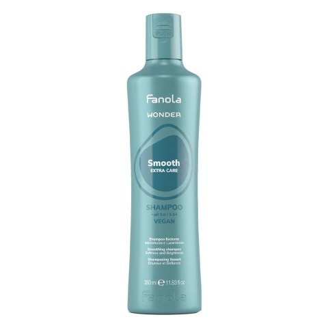 Fanola Wonder Smooth Extra Care wygładzający szampon do włosów 350ml Fanola Wonder Smooth Extra Care wygładzający szampon do włosów 350ml