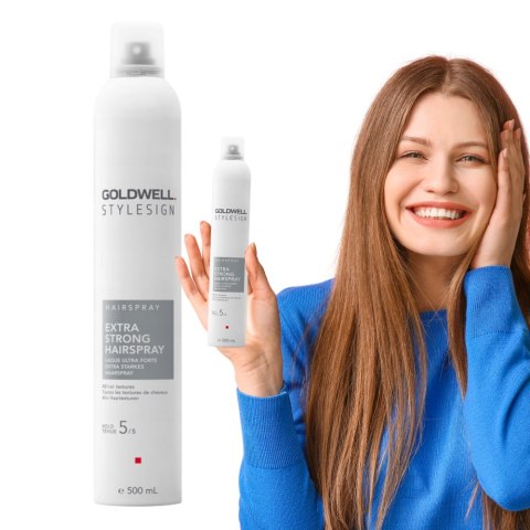 Goldwell StyleSign Hairspray Extra Strong Lakier do Włosów Bardzo Mocno Utrwalający 500ml