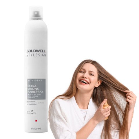 Goldwell StyleSign Hairspray Extra Strong Lakier do Włosów Bardzo Mocno Utrwalający 500ml