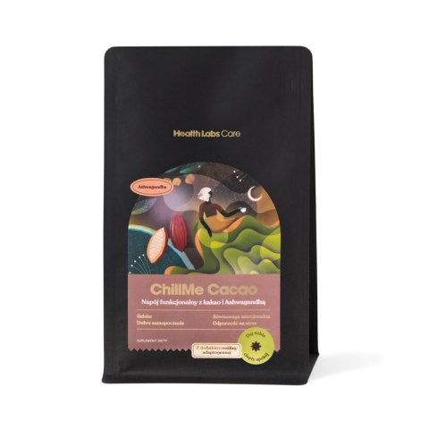 HealthLabs ChillMe Cacao napój funkcjonalny z kakao i ashwagandą suplement diety 240g HealthLabs ChillMe Cacao napój funkcjonalny z kakao i ashwagandą suplement diety 240g
