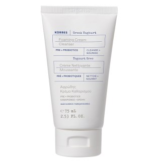 Korres Greek Yoghurt kremowy żel do mycia twarzy z probiotykami 75ml