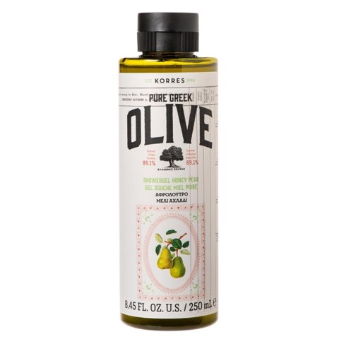 Korres Pure Greek Olive żel pod prysznic Honey & Pear 250ml