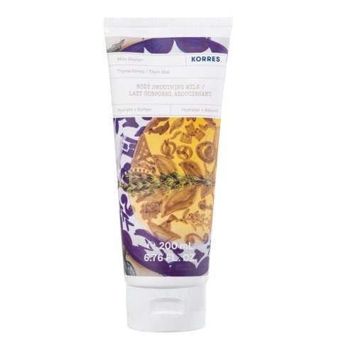 Korres Thyme Honey wygładzające mleczko do ciała 200ml Korres Thyme Honey wygładzające mleczko do ciała 200ml