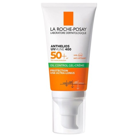 La Roche Posay Anthelios UVmune 400 Oil Control krem-żel do twarzy SPF50+ 50ml La Roche Posay Anthelios UVmune 400 Oil Control krem-żel do twarzy SPF50+ 50ml