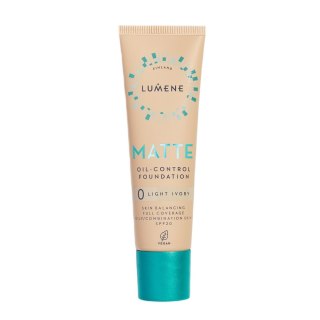 Lumene Matte Oil-Control Foundation SPF20 podkład matujący do twarzy 0 Light Ivory 30ml