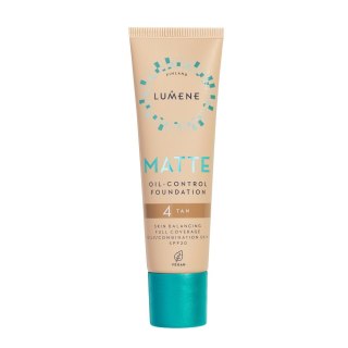 Lumene Matte Oil-Control Foundation SPF20 podkład matujący do twarzy 4 Tan 30ml