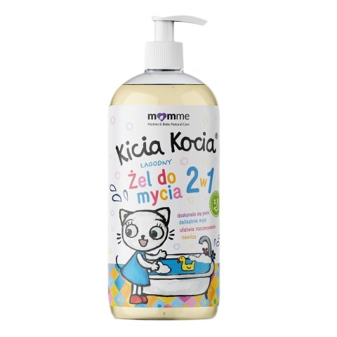 MomMe Kicia Kocia łagodny żel do mycia 2w1 500ml MomMe Kicia Kocia łagodny żel do mycia 2w1 500ml