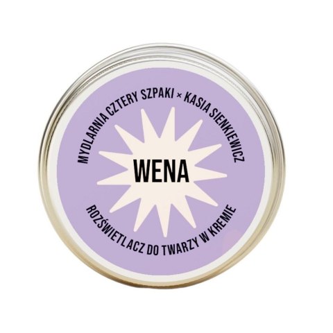 Mydlarnia Cztery Szpaki Wena x Kasia Sienkiewicz rozświetlacz do twarzy w kremie 15ml Mydlarnia Cztery Szpaki Wena x Kasia Sienkiewicz rozświetlacz do twarzy w kremie 15ml