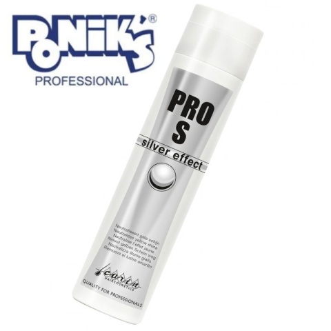 Poniks Pro'S Silver Effect Szampon neutralizujący żółte odcienie 250ml Poniks Pro'S Silver Effect Szampon neutralizujący żółte odcienie 250ml