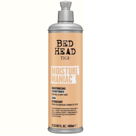 Tigi Bed Head Moisture Maniac Conditioner głęboko nawilżająca odżywka do włosów suchych i matowych 400ml Tigi Bed Head Moisture Maniac Conditioner głęboko nawilżająca odżywka do włosów suchych i matowych 400ml