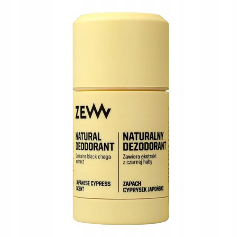 Zew For Men Naturalny dezodorant w sztyfcie cyprysik japoński i bergamotka 80g Zew For Men Naturalny dezodorant w sztyfcie cyprysik japoński i bergamotka 80g