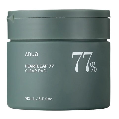 Anua Heartleaf 77% Clear Pad tonizujące płatki do twarzy 160ml Anua Heartleaf 77% Clear Pad tonizujące płatki do twarzy 160ml
