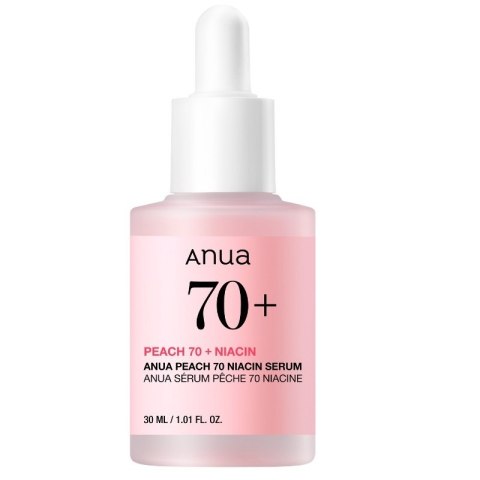 Anua Peach 70 + Niacin rozświetlające serum do twarzy 30ml Anua Peach 70 + Niacin rozświetlające serum do twarzy 30ml