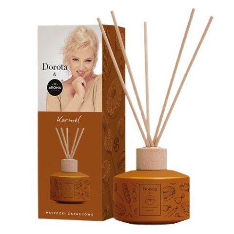Aroma Home Dorota & Aroma Home patyczki zapachowe Karmel 100ml Aroma Home Dorota & Aroma Home patyczki zapachowe Karmel 100ml
