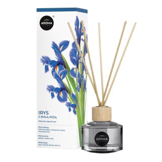 Aroma Home Patyczki zapachowe Irys z Białą Różą 50ml