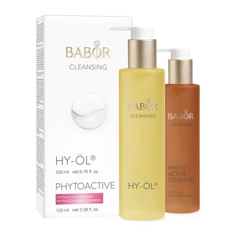 Babor Hy-Öl & Phytoactive Sensitive zestaw hydrofilowy olejek oczyszczający 200ml + koncentrat ziołowy 100ml Babor Hy-Öl & Phytoactive Sensitive zestaw hydrofilowy olejek oczyszczający 200ml + koncentrat ziołowy 100ml