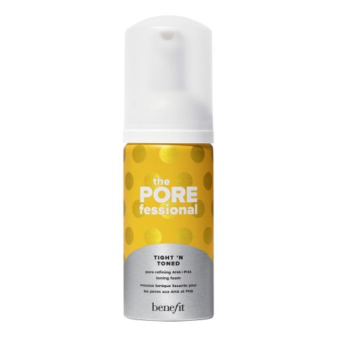 Benefit The POREfessional Tight'n Toned mini tonik w piance z kwasami AHA+PHA oczyszczający pory 60ml Benefit The POREfessional Tight'n Toned mini tonik w piance z kwasami AHA+PHA oczyszczający pory 60ml