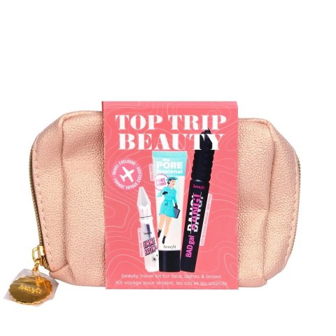 Benefit Top Trip Beauty zestaw baza minimalizująca widoczność porów 22ml + żel do brwi 3g + tusz do rzęs 8.5g Benefit Top Trip Beauty zestaw baza minimalizująca widoczność porów 22ml + żel do brwi 3g + tusz do rzęs 8.5g