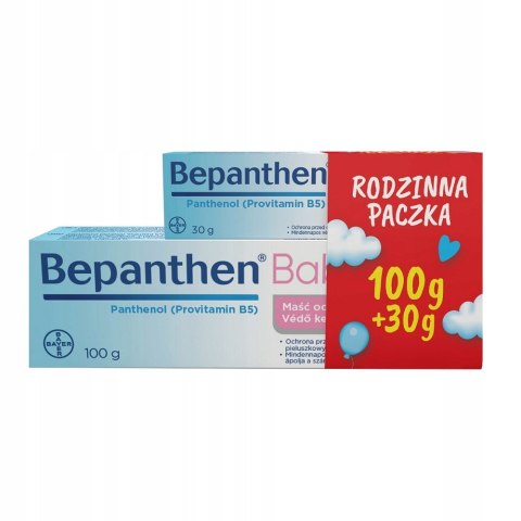 Bepanthen Baby maść ochronna 100g + 30g Bepanthen Baby maść ochronna 100g + 30g