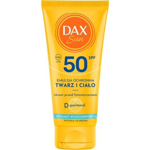 Dax Sun Emulsja ochronna do twarzy i ciała SPF50 50ml Dax Sun Emulsja ochronna do twarzy i ciała SPF50 50ml