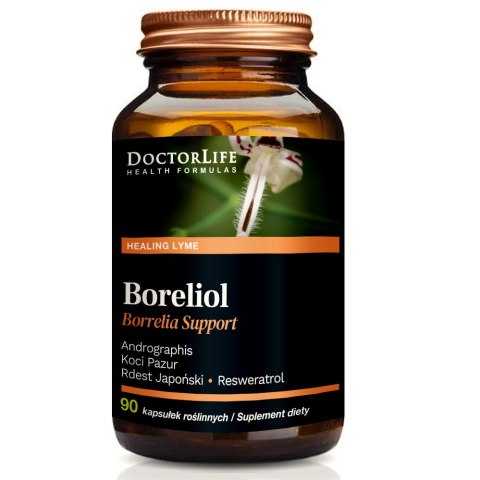 Doctor Life Boreliol Borrelia Support suplement diety 90 kapsułek Doctor Life Boreliol Borrelia Support suplement diety 90 kapsułek