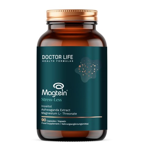Doctor Life Magtein Stress-Less Inositol L- treonian magnezu suplement diety 90 kapsułek Doctor Life Magtein Stress-Less Inositol L- treonian magnezu suplement diety 90 kapsułek