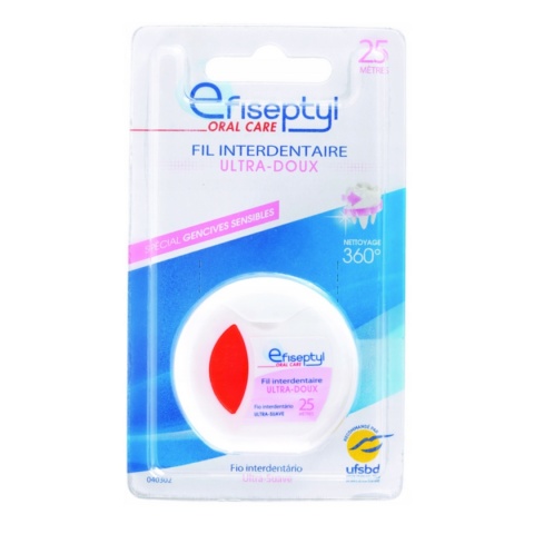 Efiseptyl Nić Dentystyczna Satynowa o Aromacie Miętowym 25m Efiseptyl Nić Dentystyczna Satynowa o Aromacie Miętowym 25m