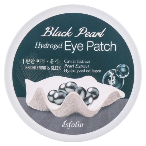 Esfolio Black Pearl Hydrogel Eye Patch hydrożelowe płatki pod oczy 60szt