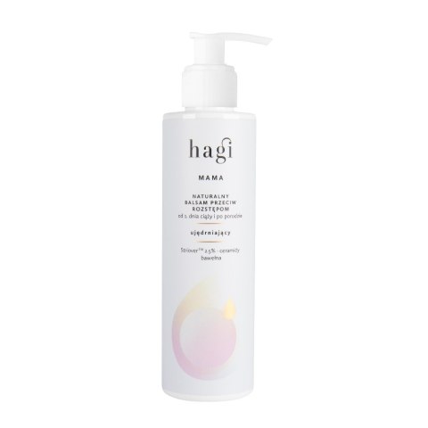 Hagi Mama naturalny balsam przeciw rozstępom dla kobiet od 1 dnia ciąży i po porodzie 200ml Hagi Mama naturalny balsam przeciw rozstępom dla kobiet od 1 dnia ciąży i po porodzie 200ml