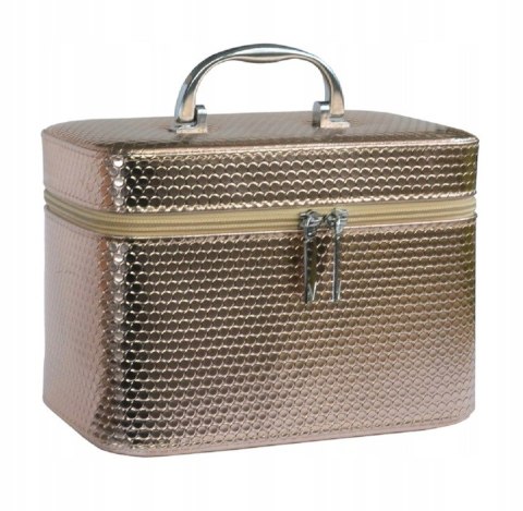 Inter Vion Kuferek kosmetyczny metaliczny Rose Gold M Inter Vion Kuferek kosmetyczny metaliczny Rose Gold M