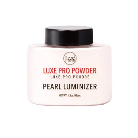 J.Cat Beauty Luxe Pro Powder sypki puder utrwalający 102 Pearl Luminizer 42g J.Cat Beauty Luxe Pro Powder sypki puder utrwalający 102 Pearl Luminizer 42g