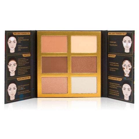 J.Cat Beauty Symphony Face Obsession paleta do konturowania twarzy 102 Medium/Dark 27.5g