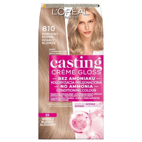 L'Oreal Paris Casting Creme Gloss farba do włosów 810 Perłowy Blond L'Oreal Paris Casting Creme Gloss farba do włosów 810 Perłowy Blond