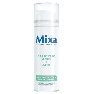 MIXA Matujący żel przeciw niedoskonałościom Kwas salicylowy + kwasy AHA 50ml