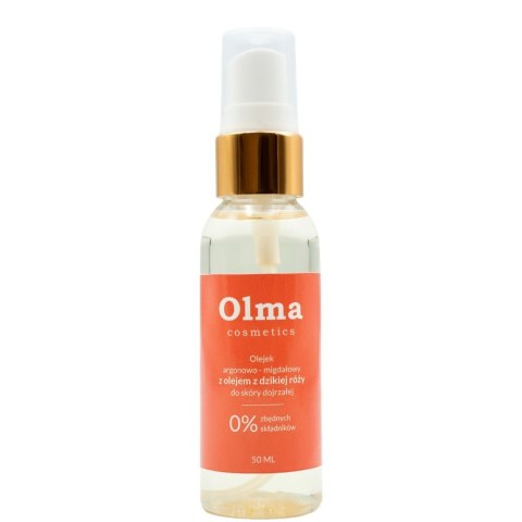 Olma Cosmetics Olejek arganowo-migdałowy z olejem z dzikiej róży do skóry dojrzałej 50ml Olma Cosmetics Olejek arganowo-migdałowy z olejem z dzikiej róży do skóry dojrzałej 50ml