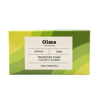 Olma Cosmetics Prawdziwe szare mydło z oliwy z oliwek 100g