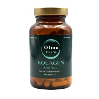 Olma Pharm Kolagen Anti-Age Kwas Hialuronowy + Witamina C suplement diety 90 kapsułek