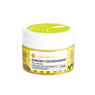 Opcja Natura Zdrowy dezodorant Len & Paczula 50ml