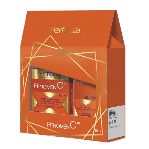 Perfecta Fenomen C 60+ zestaw krem na dzień i noc 50ml + krem pod oczy i na powieki 15ml Perfecta Fenomen C 60+ zestaw krem na dzień i noc 50ml + krem pod oczy i na powieki 15ml