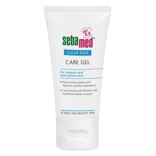 Sebamed Clear Face Care Gel For Impure & Acne-Prone Skin bezalkaliczny żel do twarzy do skóry z problemami trądzikowymi 50ml