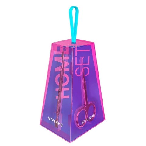 Staleks Home Pro Women zestaw cążki do paznokci + nożyczki do skórek + kopytko do manicure + pęseta do brwi Staleks Home Pro Women zestaw cążki do paznokci + nożyczki do skórek + kopytko do manicure + pęseta do brwi