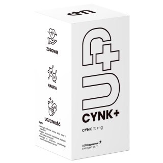 UP Health Pharma Cynk+ 15mg suplement diety 100 kapsułek